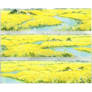 Yellow Field PET tape