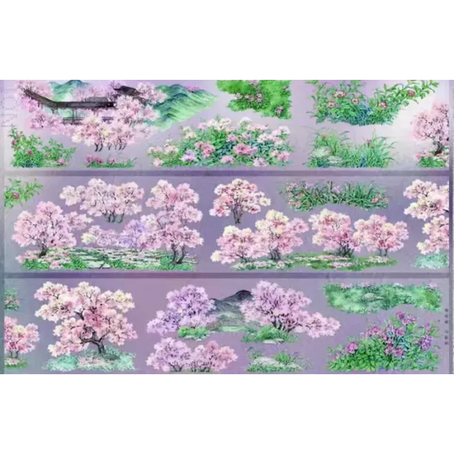 Spring Tree PET tape