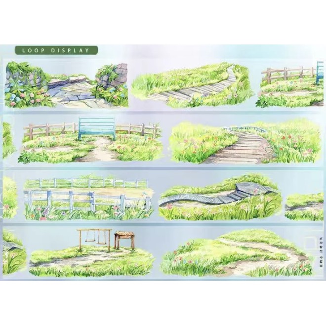 Walkway Grassland PET tape