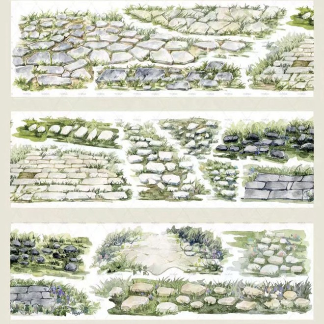 Cobble Stone 3  PET tape