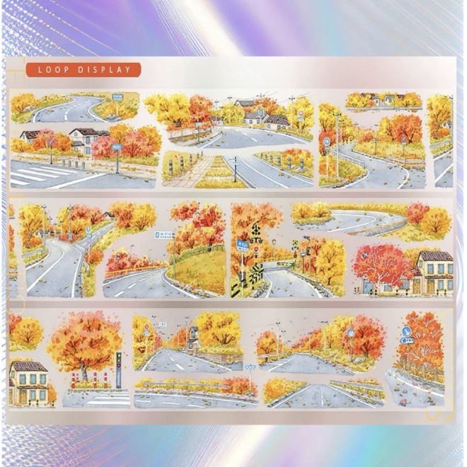 Autumn Street PET tape