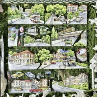 Highway Streetscape PET tape