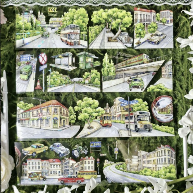 Highway Streetscape PET tape