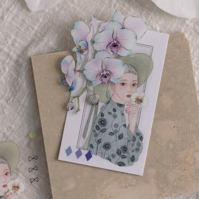 Loi Design Colorful Orchid PET Tape