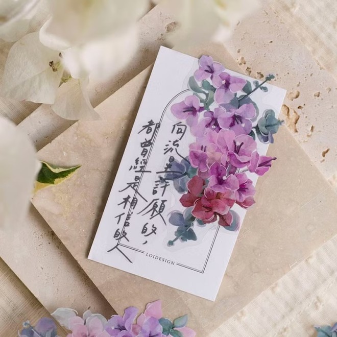 Loi Design Bogainvillea Flower PET TAPE