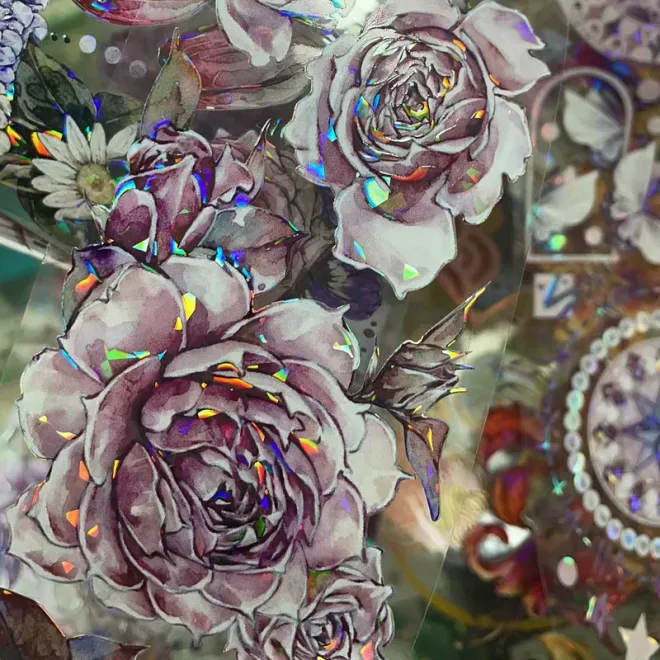 Love for roses at midnight PET TAPE