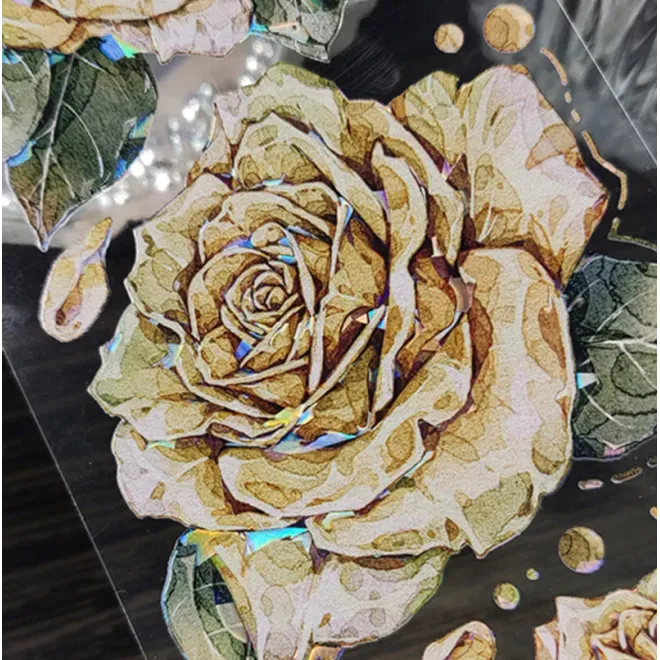 Yellow Roses PET tape