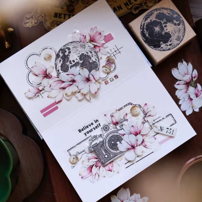 Pink Mangolia PET tape