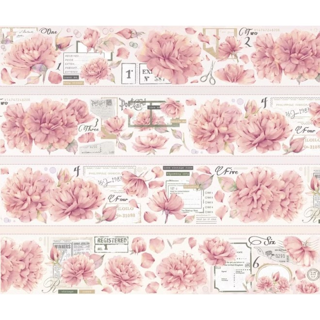 Pink Dream flower PET tape