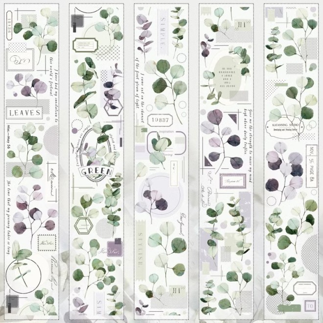 Eucalytus Leaf PET tape