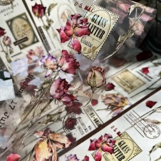 Antique Rose PET tape