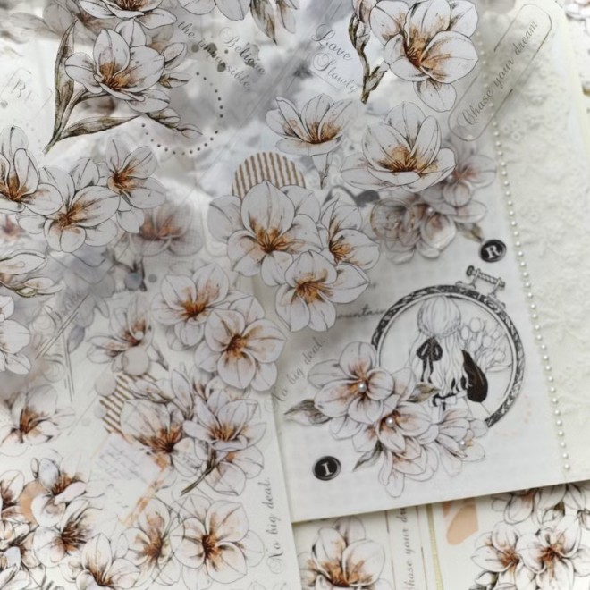 Freesia Flower PET tape