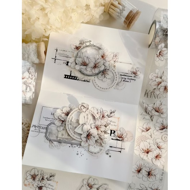 Freesia Flower PET tape