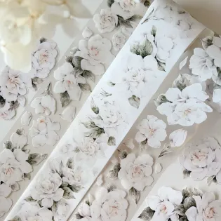 White Gardenia PET tape