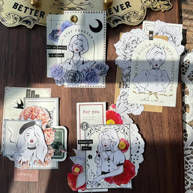 Elegant women PET tape