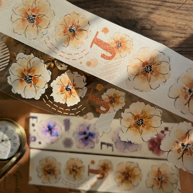 Little Colourful Petals PET tape