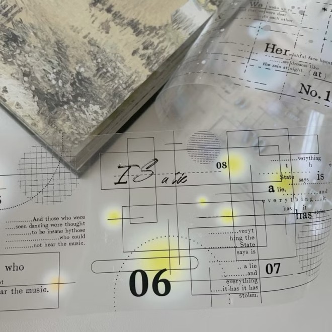 Colourful Spot background PET tape