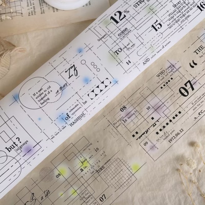 Colourful Spot background PET tape