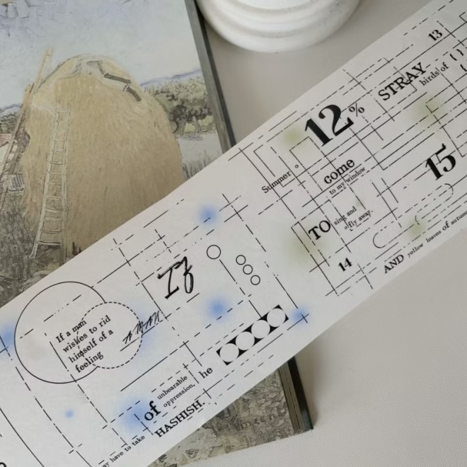 Colourful Spot background PET tape