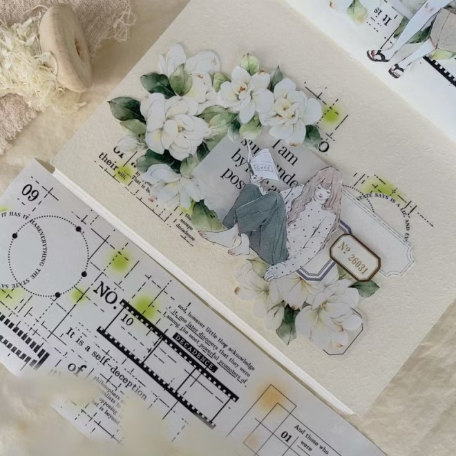 Colourful Spot background PET tape