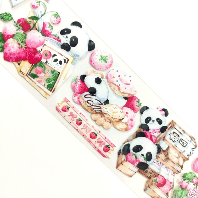 Panda & Strawberry Tape