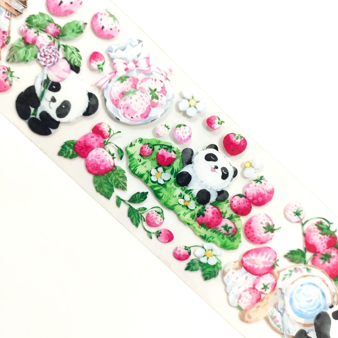 Panda & Strawberry Tape