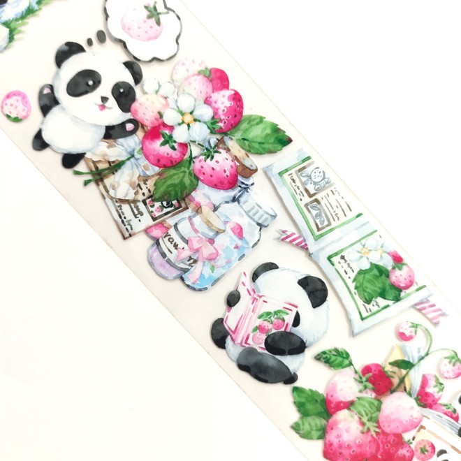 Panda & Strawberry Tape